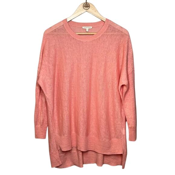 Eileen Fisher Women’s Lightweight Fine Gauge 100% Linen Pullover Sweater Size PM - Picture 1 of 8